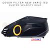Gambar Cover Filter Custom Velocity Vario 125 / 150 PCX CBU Original - F. OLD SILVER dari MKAccesories Jakarta Timur 8 Tokopedia
