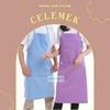 Gambar celemek/appron/celemek kain/celemek koki - Hitam dari Lincurt Kota Bandung 1 Tokopedia