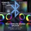 Gambar Vivan VS16 RGB Light Bluetooth Speaker Bass TWS 10W IPX6 Waterproof - Hitam dari Bestdeal Accessories Jakarta Pusat 4 Tokopedia