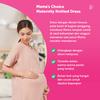 Gambar Mama's Choice Maternity Knitted Dress - Baju Hamil dan Menyusui Elegan - Merah Muda dari MamasChoiceID Jakarta Timur 3 Tokopedia