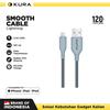Gambar KURA Smooth Cable - Kabel Data Lightning 3A - Abu-abu Muda dari KURA Indonesia Kab. Tangerang 1 Tokopedia