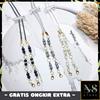 Gambar Strap Masker Mutiara Premium / Strap Masker Rantai Mutiara Murah - Putih dari RajaNagihi Kab. Kediri 2 Tokopedia