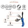 Gambar Sendok Garpu Mulltitool Dhaulagiri 701 Poket Spoon - Biru dari Dhaulagiri official Jakarta Utara 3 Tokopedia
