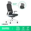 Gambar Kursi Kerja Ergonomis Stramm Suarez I - Red on Black dari Stramm Kab. Tangerang 5 Tokopedia