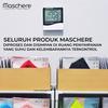 Gambar Maschere Masker Kain Origami - 3 Ply - Maroon dari Maschere Kab. Sleman 6 Tokopedia