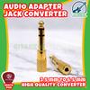 Gambar Audio Converter Jack 3.5mm to 6.5mm Adapter Jack Speaker High Quality - Hitam dari gitarkoe Kota Tangerang Selatan 1 Tokopedia