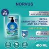 Gambar Sabun Cuci Tangan Anti Bakteri Ocean Green Tea Refill 410ml - NORVUS dari Norvus Indonesia Jakarta Barat 1 Tokopedia