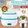 Gambar StarHome Rice Cooker Mini 2 Susun kapasitas 1 L - Penanak Nasi Mini - Biru dari StarHome Jakarta Utara 1 Tokopedia
