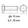 Gambar skrup baut screw plastik putih nylon hexagonal M10 x 30 mm dari SentraOnlineShop Kab. Tangerang 2 Tokopedia