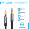 Gambar Vention Kabel Audio Jack Aux 3.5mm Stereo Hi-Fi Braided - BAQ, 0.5 Meter dari Vention Indonesia Jakarta Barat 9 Tokopedia