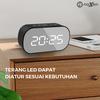 Gambar Naxen Jam Meja Digital Alarm LED Mirror Clock DT-6506 Table Clock - Hitam dari NatureFresh Jakarta Utara 6 Tokopedia
