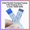 Gambar Kabel flexible touchpad laptop VCD 8 pin panjang 15 cm searah / 2 arah - Searah dari KCN Elektronik Jakarta Barat 5 Tokopedia
