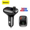 Gambar BASEUS S13 QUICK CHARGE 4.0 CAR CHARGER PD FM TRANSMITTER BLUETOOTH - Hitam dari Baseus Auto Life Jakarta Utara 7 Tokopedia