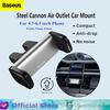 Gambar Baseus Steel Cannon Air Vent Outlet Car Mount Phone Holder HP AC Mobil - Merah dari GADVENTIA Official Store Jakarta Barat 1 Tokopedia