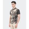 Gambar MANZONE Kemeja Batik Pria Lengan Pendek Comfort Fit Bimasena-Black - S dari Manzone Official Store Kota Tangerang Selatan 2 Tokopedia