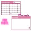 Gambar Artpedia Schedule Board Pastel Colour / Schedule Board warna pastel - Black Pastel dari Artpedia Shop Kota Bandung 11 Tokopedia