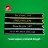 Gambar Selempang Wisuda Bordir Custom Nama Bahan Bludru Untuk Dewasa - Hitam Silver dari Adun Bordir Kota Tasikmalaya 5 Tokopedia