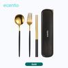 Gambar ecentio Set Alat Makan Sendok Garpu Sumpit 410 Stainless Steel - Hitam dari ecentio Official Store Kab. Bekasi 20 Tokopedia