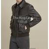 Gambar Jaket Kulit Bomber - Jaket Kulit Pilot - Jaket Bomber Top Gun G1 - S dari The King Leather Kab. Garut 2 Tokopedia