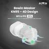 Gambar Bowin Masker KN95 - Grey (Masker Kesehatan/Masker Polusi/Masker Motor) - KN95(4D DEWASA), SOFT PINK(5PCS) dari Bowin Indonesia Jakarta Barat 4 Tokopedia