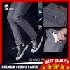 Gambar Celana Chino Hitam Panjang Pria Slim Fit Adem Twill Combed Original - Silver, 27 dari Vibrapreneur Store Kota Bandung 3 Tokopedia