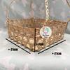 Gambar TAS ANYAMAN BAMBU BESEK (UKURAN 20CM) UKURAN KECIL / TAS HAMPERS dari The House Store ID Kota Cimahi 2 Tokopedia