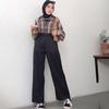 Gambar Highwaist Kulot Linen Premium Laura Slim Kulot Highwaist / Kulot Linen - Hitam, All Size dari SENTILING Kab. Pekalongan 1 Tokopedia