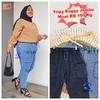 Gambar Celana Baggy Jeans Wanita Jumbo Saku Depan - Hitam Snow dari Tokohita Jakarta Timur 2 Tokopedia
