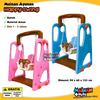 Gambar Mainan Ayunan Balita Anak Happy Swing Kokoh Stabil - Merah Muda dari MainanPlus Jakarta Barat 2 Tokopedia