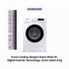 Gambar MESIN CUCI SAMSUNG WW80T3040WW FRONT LOADING 8KG QUICK WASH INVERTER - TUTUP PUTIH dari rinz olshop Jakarta Utara 3 Tokopedia