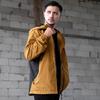 Gambar Coop Design - Kipps Jaket Parasut Pria dengan Hoodie - Mustard-Black, XXL dari Coop Design Kota Bandung 3 Tokopedia