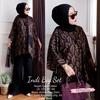 Gambar SETELAN WANITA WAKA-WAKA BRISSA KOMBINASI JUMBO / SATU SET BAJU DAN CE - Hijau dari SENTILING Kab. Pekalongan 3 Tokopedia