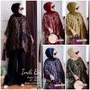 Gambar SETELAN WANITA WAKA-WAKA BRISSA KOMBINASI JUMBO / SATU SET BAJU DAN CE - Hijau dari SENTILING Kab. Pekalongan 2 Tokopedia