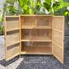 Gambar LEMARI - RAK PAKAIAN - ROTAN - KAYU - RATTAN CUPBOARD - CABINET BUFFET dari cozy-furnitures Kota Denpasar 3 Tokopedia