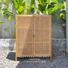 Gambar LEMARI - RAK PAKAIAN - ROTAN - KAYU - RATTAN CUPBOARD - CABINET BUFFET dari cozy-furnitures Kota Denpasar 1 Tokopedia
