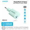 Gambar ANKER KEPALA CHARGER 20W FAST CHARGING PORT TYPE C IPHONE 12 & ANDROID - PUTIH-20WATT dari ChristCollections7 Kota Tangerang 8 Tokopedia