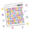 Gambar Stiker Huruf Abjad Alphabet Warna Candy Cooper 1CM Laminasi SQ002 dari StickerParty Kota Surabaya 1 Tokopedia
