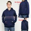 Gambar VM Jaket Zipper Polos Hoodie Full Sleting Abu tua - NavyBlue, M dari VM VanMarvell Jakarta Utara 13 Tokopedia