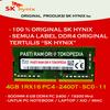 Gambar RAM SODIMM 4GB DDR4 PC 2400 / 19200 Mhz SK HYNIX 1RX16 FOR NB / LAPTOP dari Pasti Ram Ori Jakarta Barat 1 Tokopedia