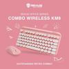 Gambar Rexus KM9 Combo Wireless Keyboard Mouse Tanpa Kabel - Merah Muda dari Click & Go Kota Bandung 2 Tokopedia