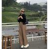 Gambar Highwaist Kulot Linen Premium Laura Slim Kulot Highwaist / Kulot Linen - Hitam, All Size dari SENTILING Kab. Pekalongan 13 Tokopedia