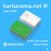 Gambar Kartu Nama Versi Ekonomis - Cetak 1 Sisi - Sudut Lancip, Non Laminasi dari Kartu Nama Indonesia Jakarta Selatan 1 Tokopedia