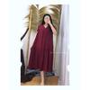 Gambar OLIVIARCORNER Karin Loose Dress bahan rayon super adem dan flowy - Merah dari oliviar corner Jakarta Utara 1 Tokopedia
