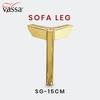 Gambar KAKI SOFA / SOFA LEG ( BESI ) 15cm / 20 cm - st 8 cm dari Vassa Sofa Kab. Bogor 24 Tokopedia