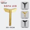 Gambar KAKI SOFA / SOFA LEG ( BESI ) 15cm / 20 cm - st 8 cm dari Vassa Sofa Kab. Bogor 7 Tokopedia