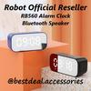 Gambar Robot RB560 Alarm Clock Bluetooth Speaker LED Display Jam Meja Digital - Hitam dari bestdeal official Jakarta Pusat 1 Tokopedia