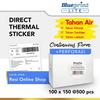 Gambar Direct Thermal Sticker Label Resi BLUEPRINT Lite 100x150 mm 500Pcs CF dari PojokITcom Pusat IT Comp Kota Surabaya 1 Tokopedia