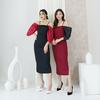 Gambar Midi Dress Wanita Kombinasi Organza Candy Casual Party dari Outfit ID Official Jakarta Barat 1 Tokopedia