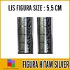 Gambar Lis Plafon PVC Mewah Model Figura Silver Hitam 5,5cm dari Raja plafon pvc Kota Bekasi 1 Tokopedia