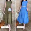 Gambar V856 Malta Dress - 3 COLOR & 2 SIZE - Midnight Blue, L dari Velove Jakarta Utara 5 Tokopedia